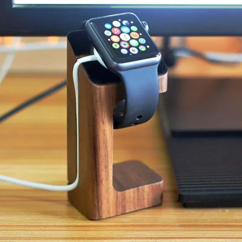 Wooden Apple Watch Charger Sta - Smartwatch Watch Accessories recensione e prezzo