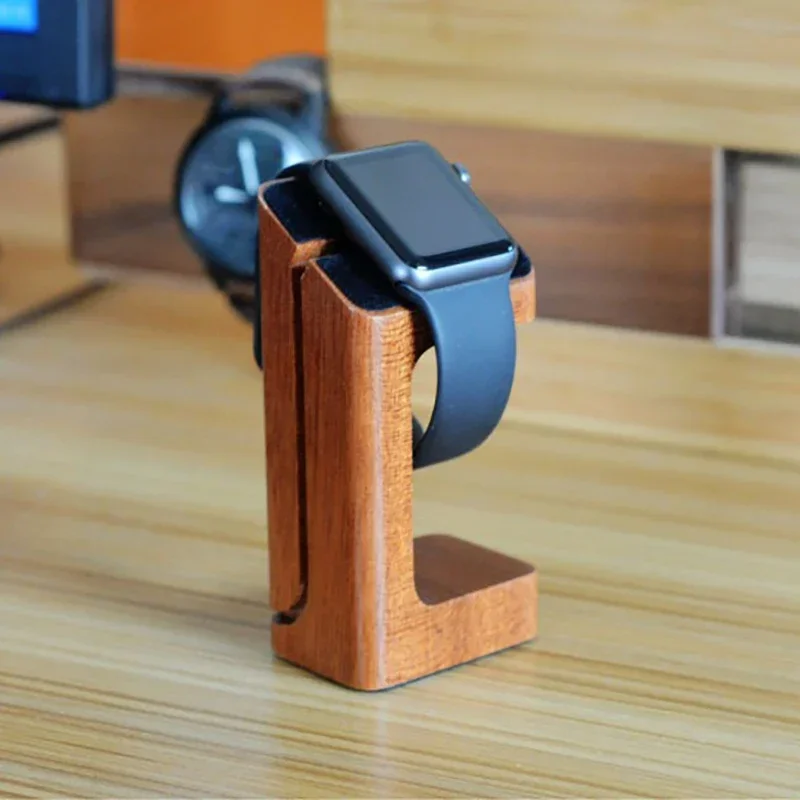 Wooden Apple Watch Charger Sta - Smartwatch Watch Accessories recensione e prezzo