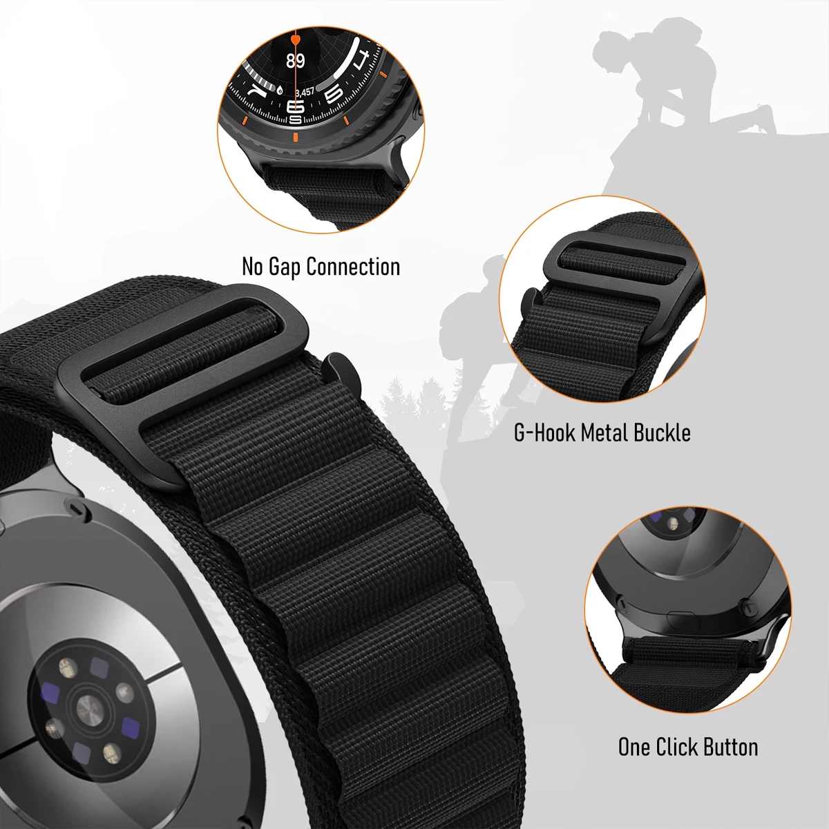 Alpine loop Strap For Samsung  - Sport Loop Strap recensione e prezzo