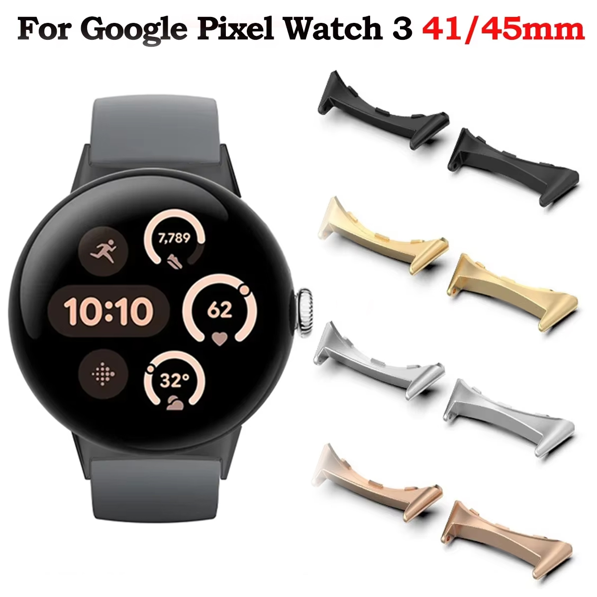 2pcs Watch Strap Connector Ada - Smartwatch Watch Accessories recensione e prezzo