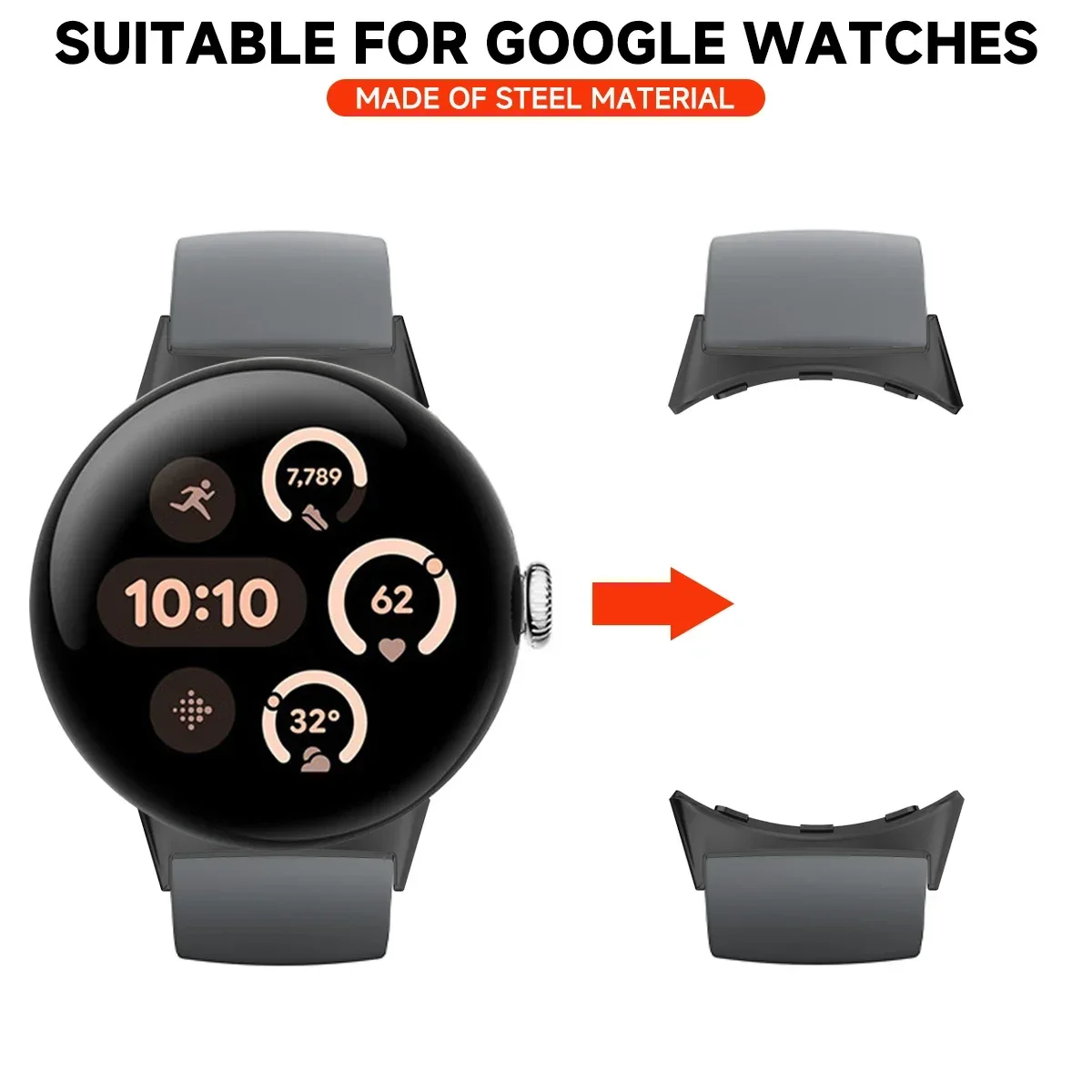 2pcs Watch Strap Connector Ada - Smartwatch Watch Accessories recensione e prezzo