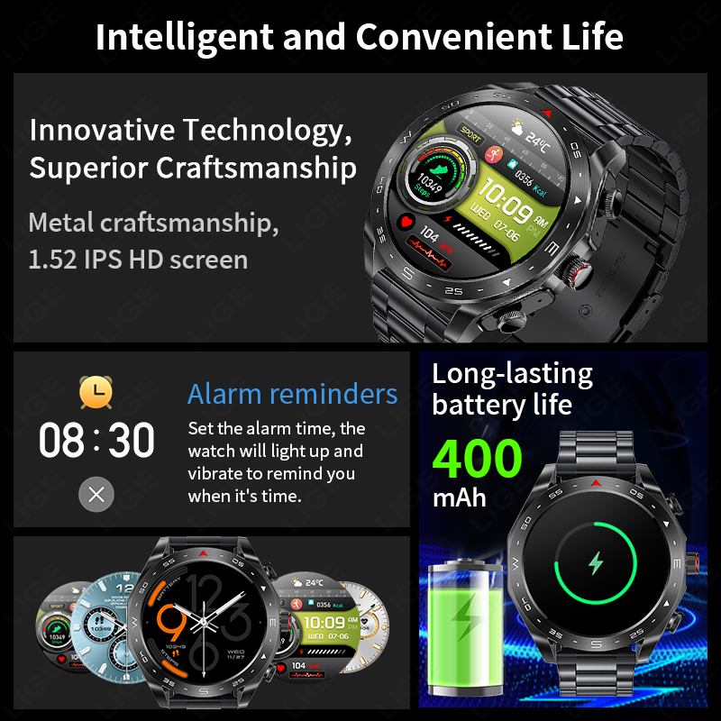 LIGE Smartwatch With Earbuds B - Smartwatch Headset recensione e prezzo