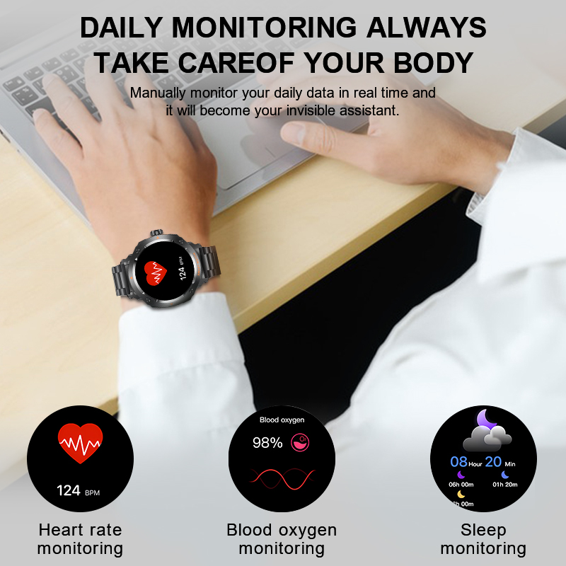 LIGE Men Earphone Smart Watch  - Smartwatch Headset recensione e prezzo