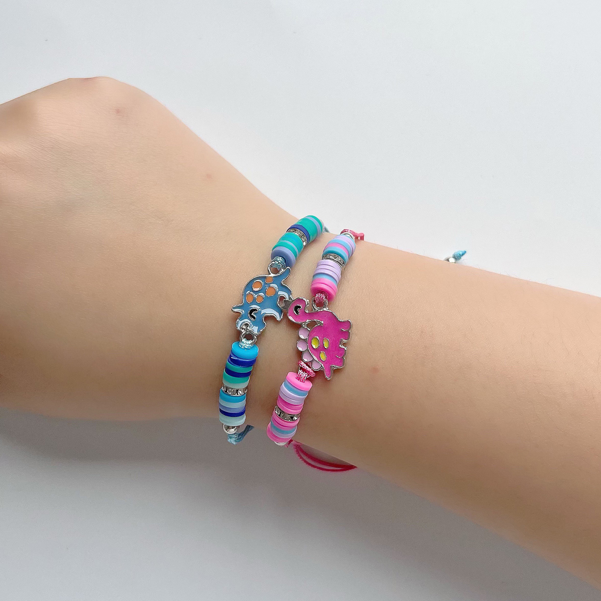 12Pcs Bohemian Style Colorful  - Ceramic Link Bracelet recensione e prezzo