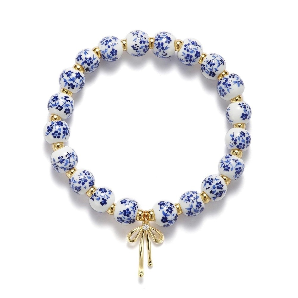 Chinese Style Blue and White P - Ceramic Link Bracelet recensione e prezzo