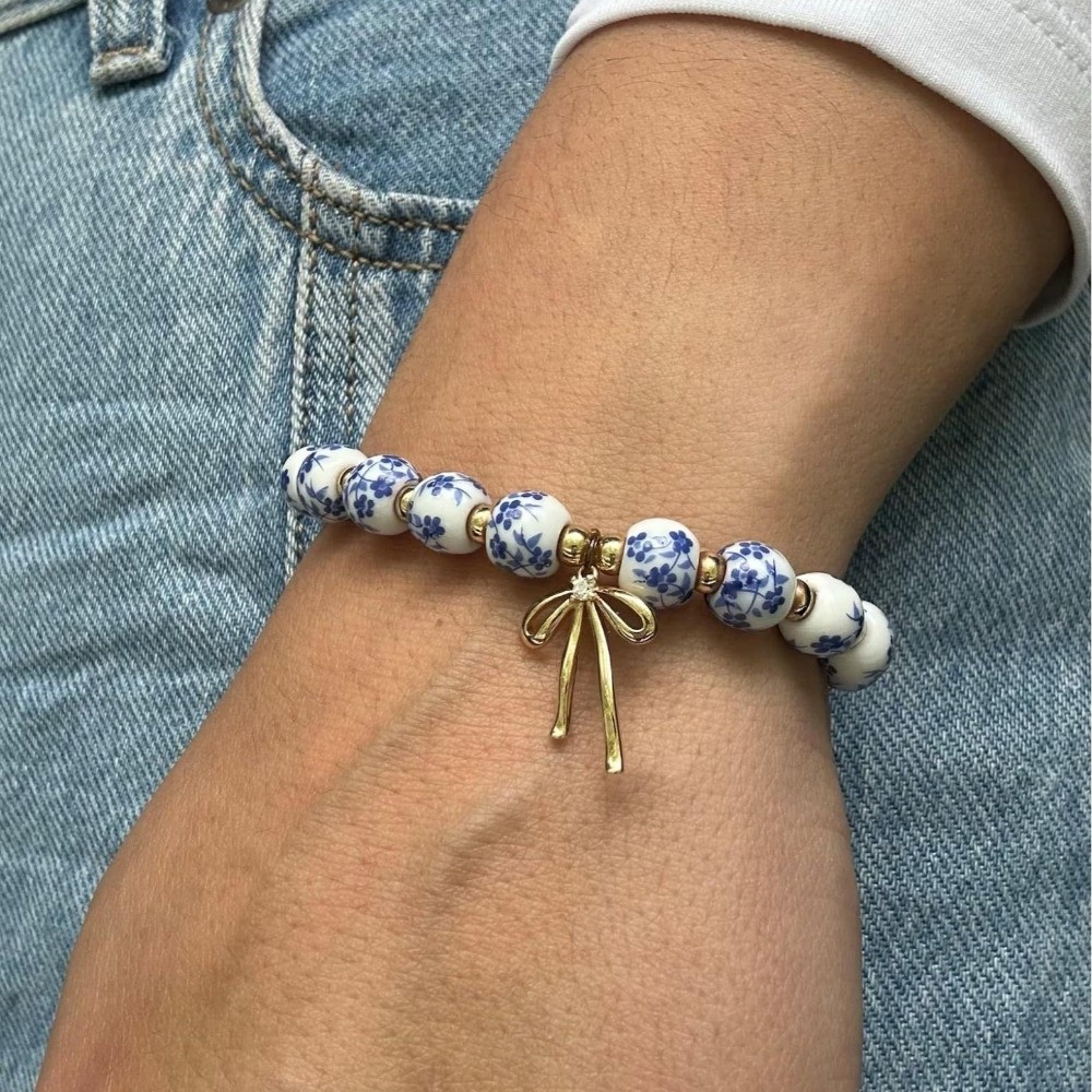 Chinese Style Blue and White P - Ceramic Link Bracelet recensione e prezzo