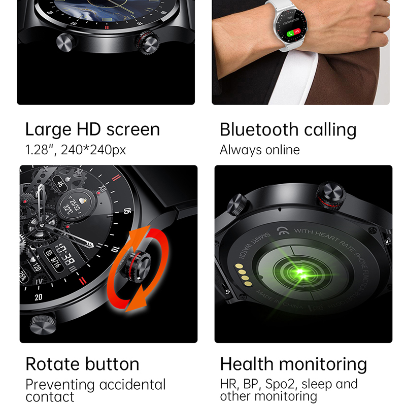 GPS ECG+PPG Bluetooth Call Sma - Smartwatch Custom recensione e prezzo