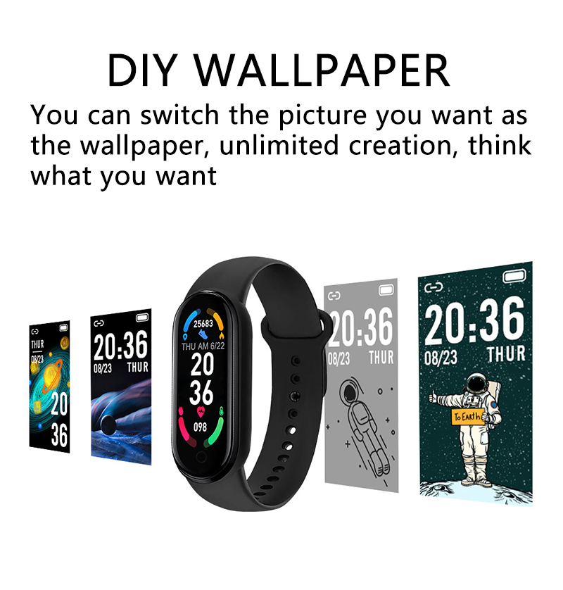 M6 Smart Watch Men Women Fitne - Android Smartwatch Accessories recensione e prezzo
