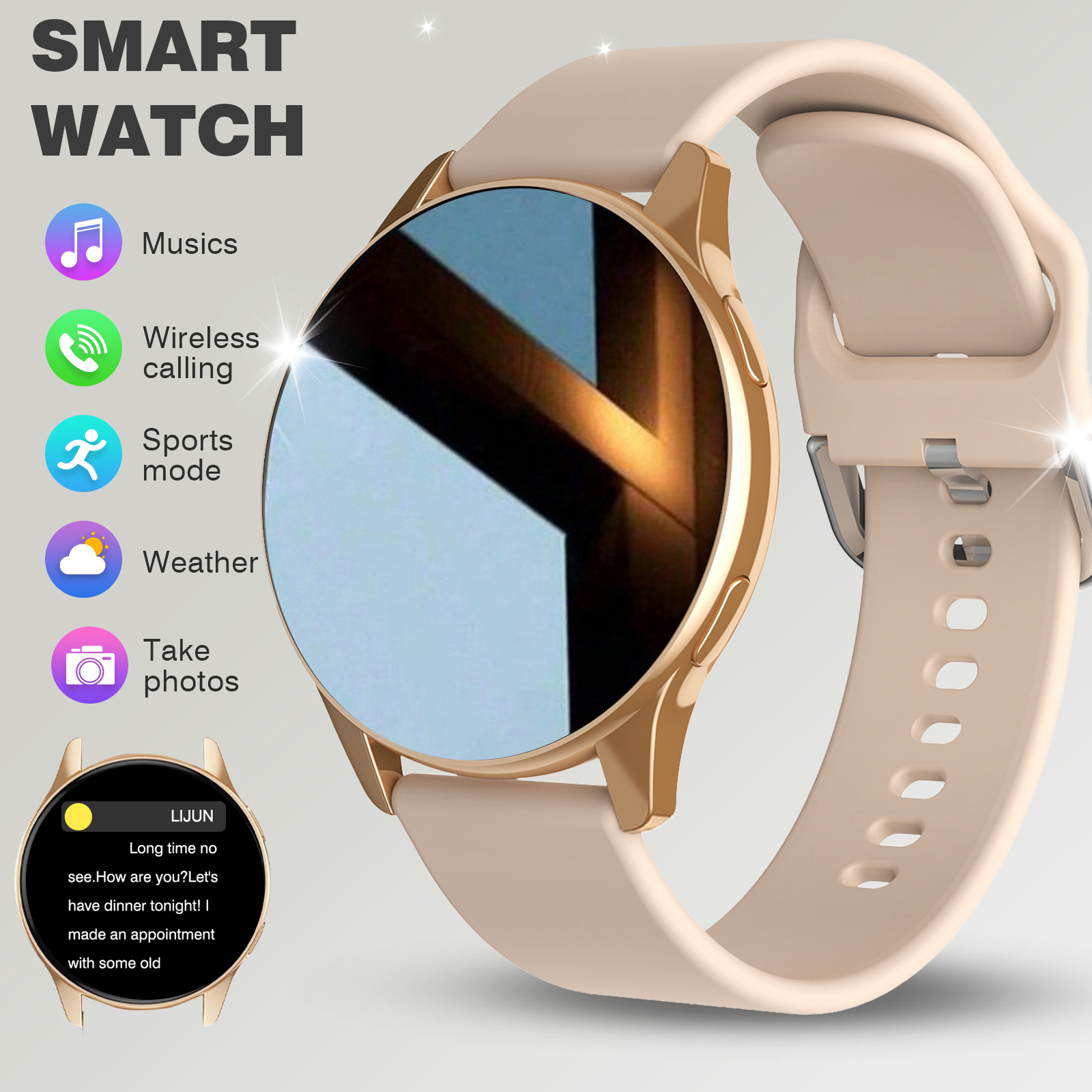 Smartwatch, Wireless Calling/D - Smartwatch Custom recensione e prezzo