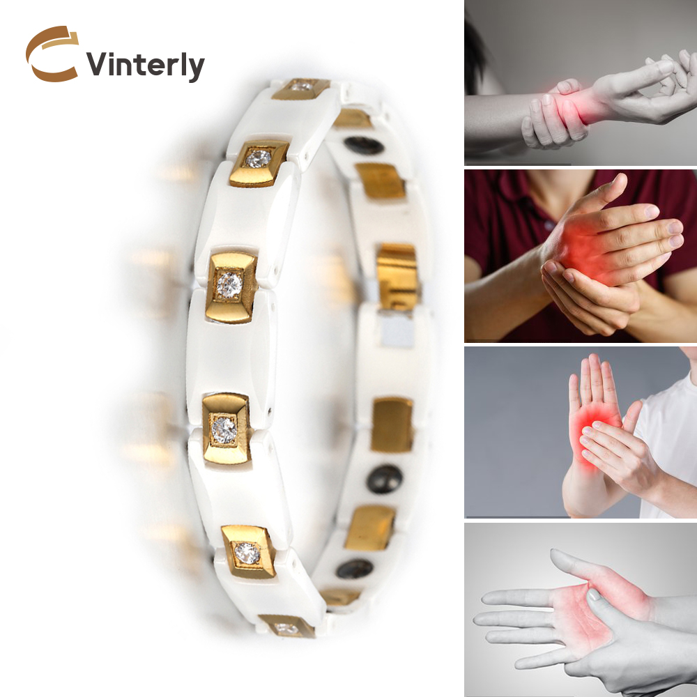Vinterly Bracelets for Women C - Ceramic Link Bracelet recensione e prezzo
