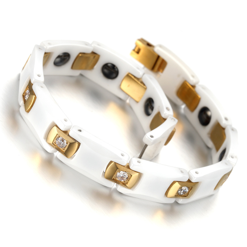 Vinterly Bracelets for Women C - Ceramic Link Bracelet recensione e prezzo