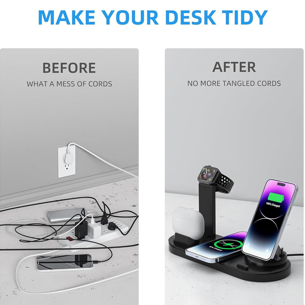 30W 7 in 1 Wireless Charger St - Wireless Charger Watch recensione e prezzo