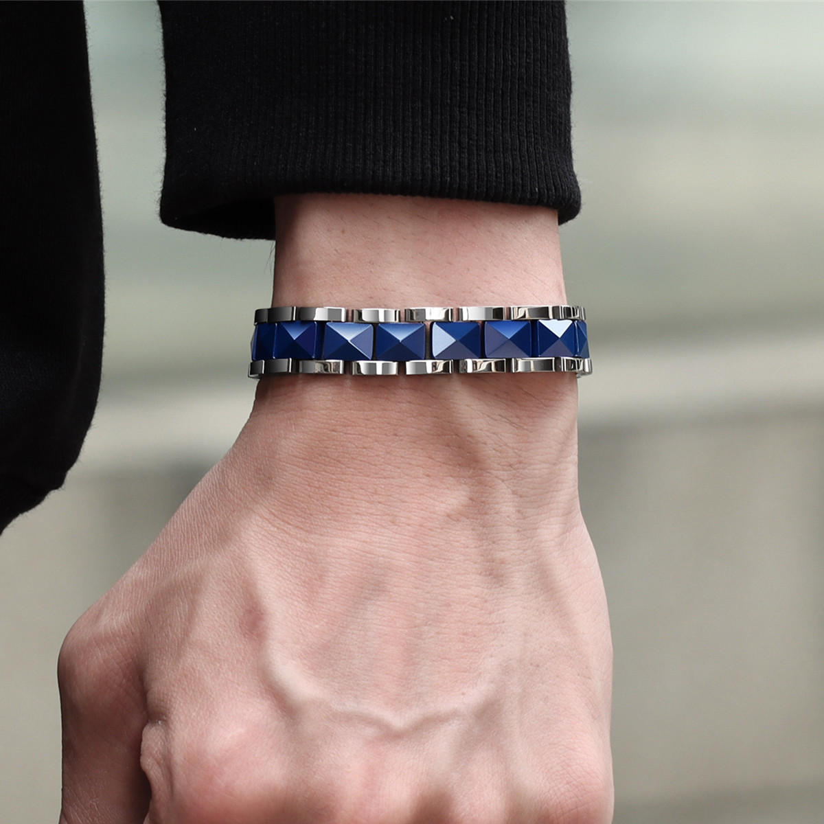 ARADOO Premium Ceramic Titaniu - Ceramic Link Bracelet recensione e prezzo
