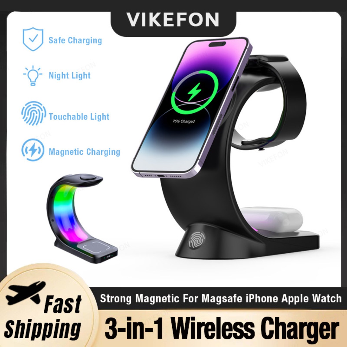 Magnetic Wireless Charger Touc - Smartwatch Touch recensione e prezzo