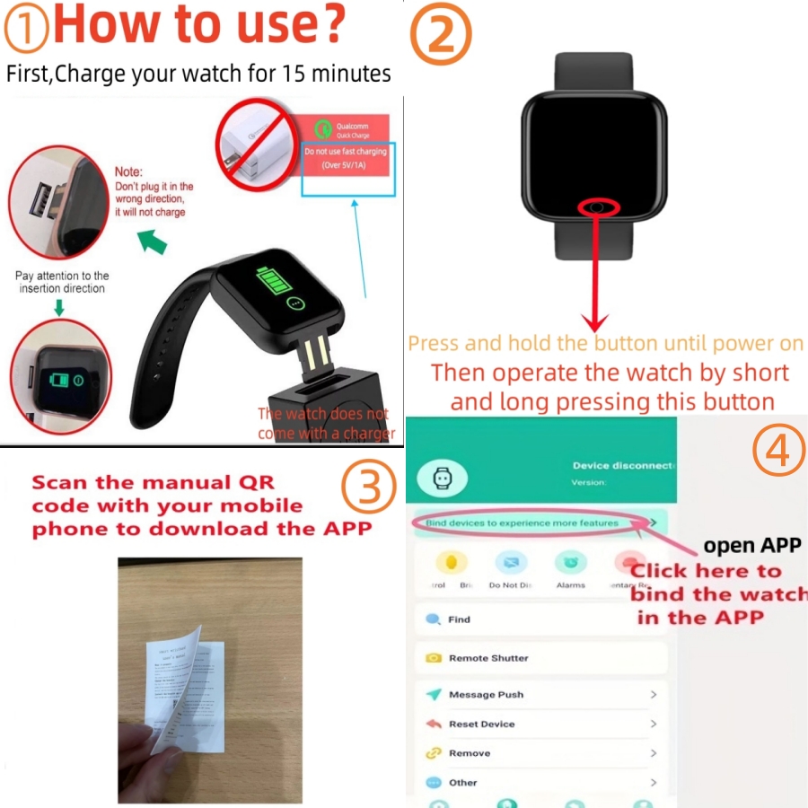 Smart Watch Message Remind Mus - Smartwatch Touch recensione e prezzo