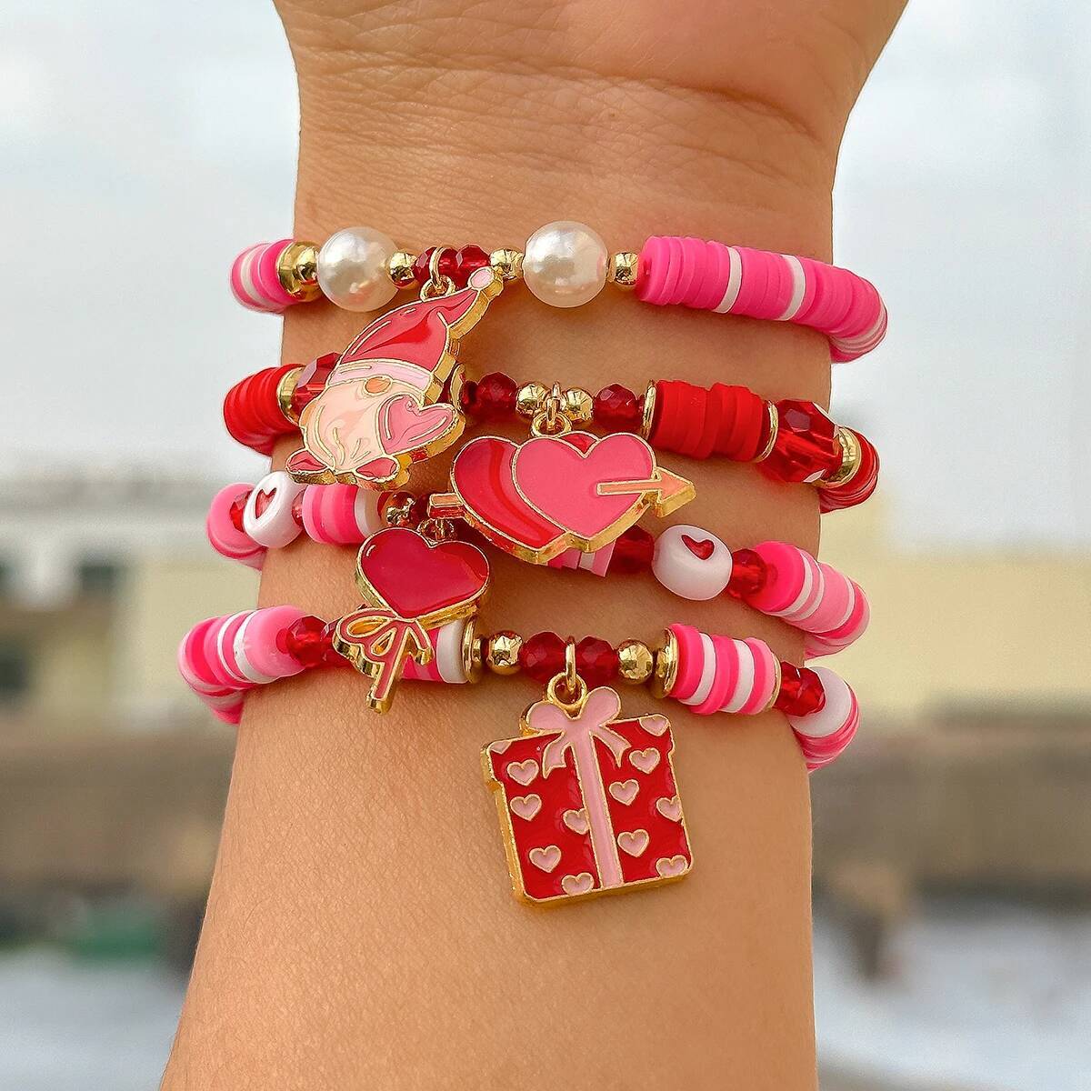Salircon 4Pcs/Set Bohemia Soft - Ceramic Link Bracelet recensione e prezzo