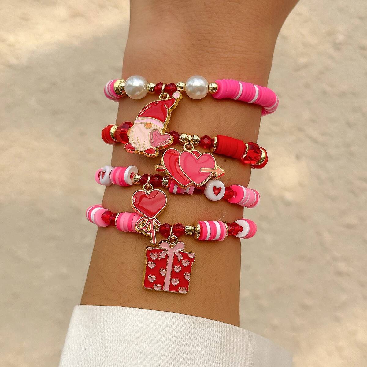 Salircon 4Pcs/Set Bohemia Soft - Ceramic Link Bracelet recensione e prezzo