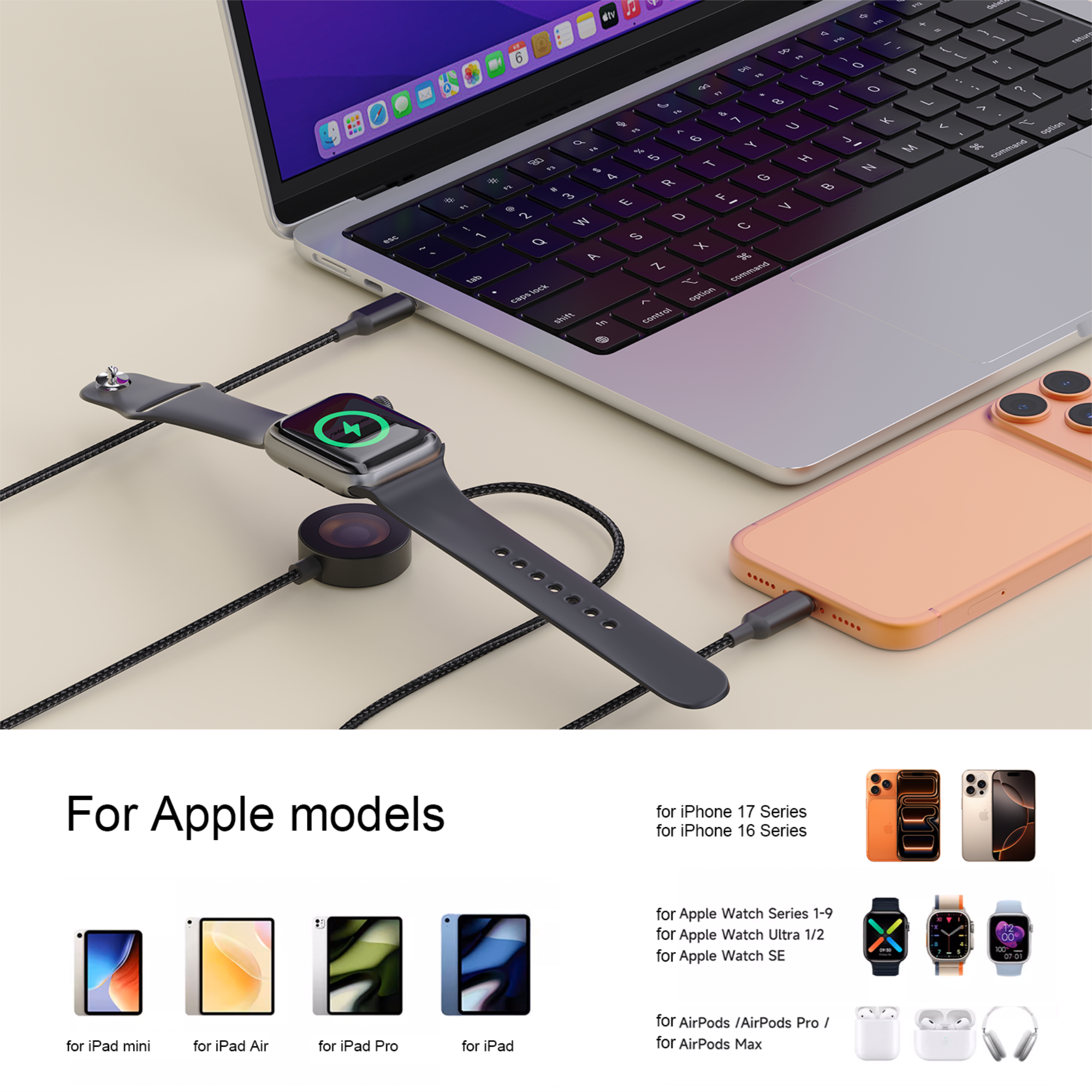 Bonola 2 in 1 Fast Watch Charg - Wireless Charger Watch recensione e prezzo