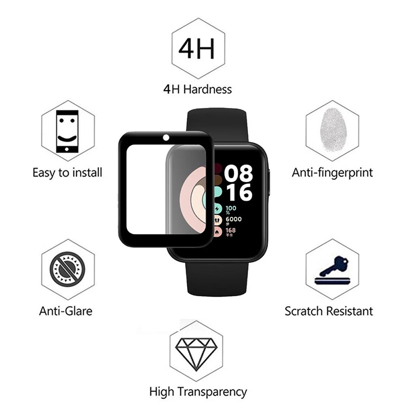 2 Pcs Tempered Glass for Redmi - Smartwatch Icon recensione e prezzo