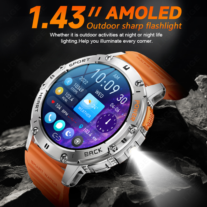 LIGE 1.43 Inch AMOLED Screen B - Smartwatch Instagram recensione e prezzo