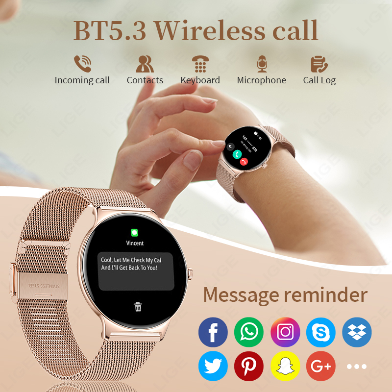 LIGE New Ultra Thin Smart Watc - Smartwatch Custom recensione e prezzo