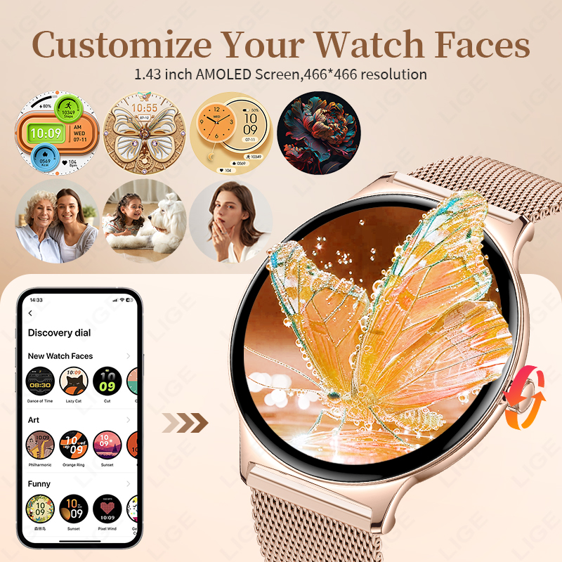 LIGE New Ultra Thin Smart Watc - Smartwatch Custom recensione e prezzo