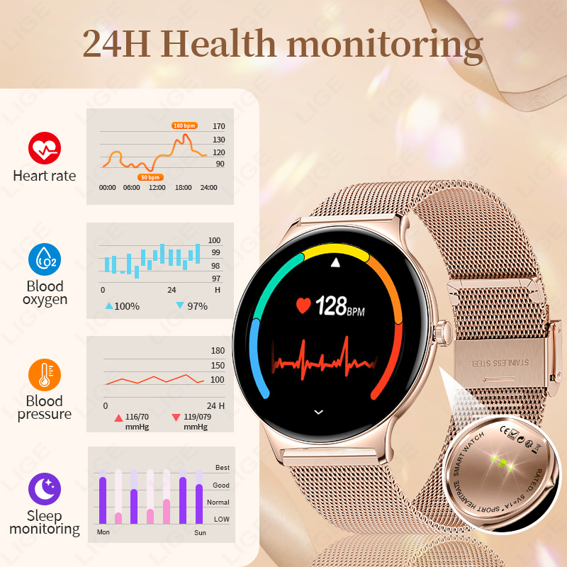 LIGE New Ultra Thin Smart Watc - Smartwatch Custom recensione e prezzo