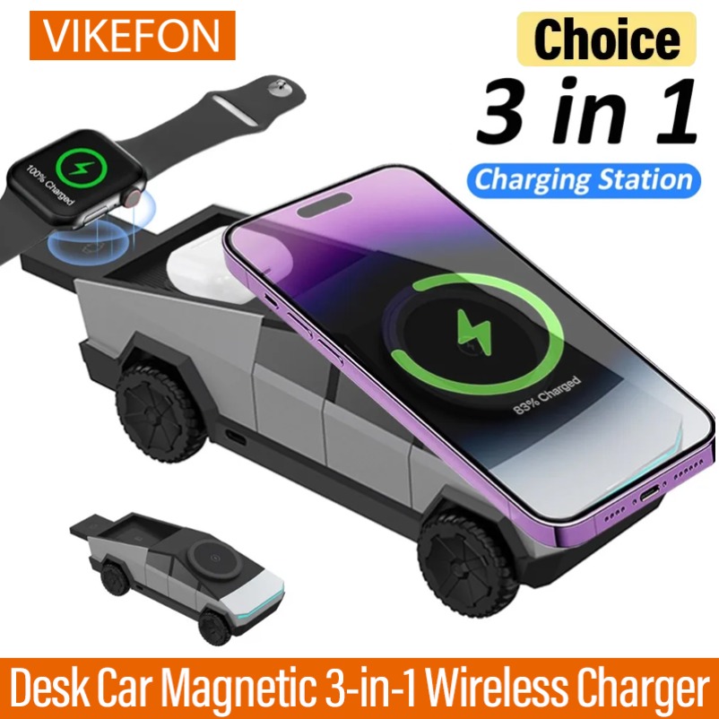 VIKEFON Desk Car Magnetic 3-in - Magnetic Charging Stand recensione e prezzo