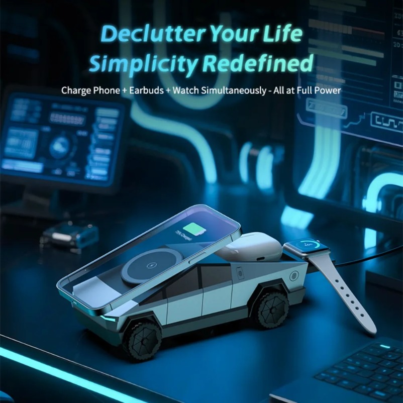 VIKEFON Desk Car Magnetic 3-in - Magnetic Charging Stand recensione e prezzo