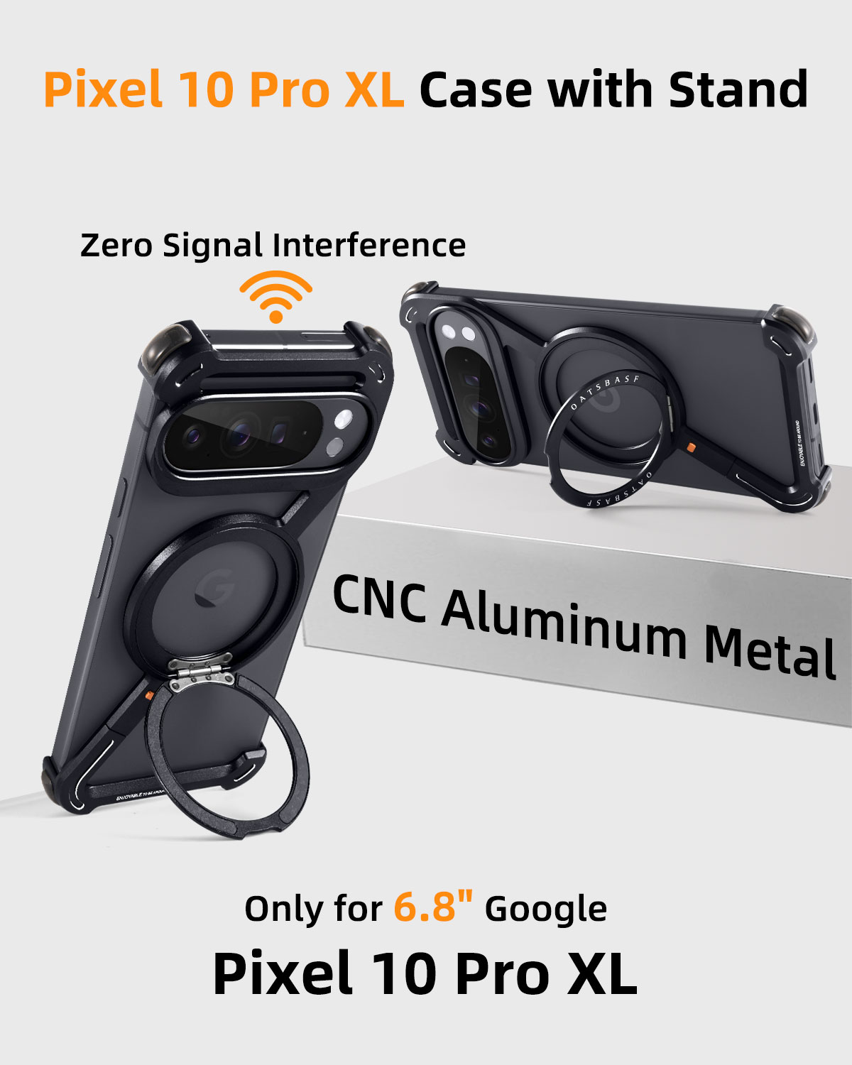 Oatsbasf Metal Phone Case for  - Magnetic Charging Stand recensione e prezzo