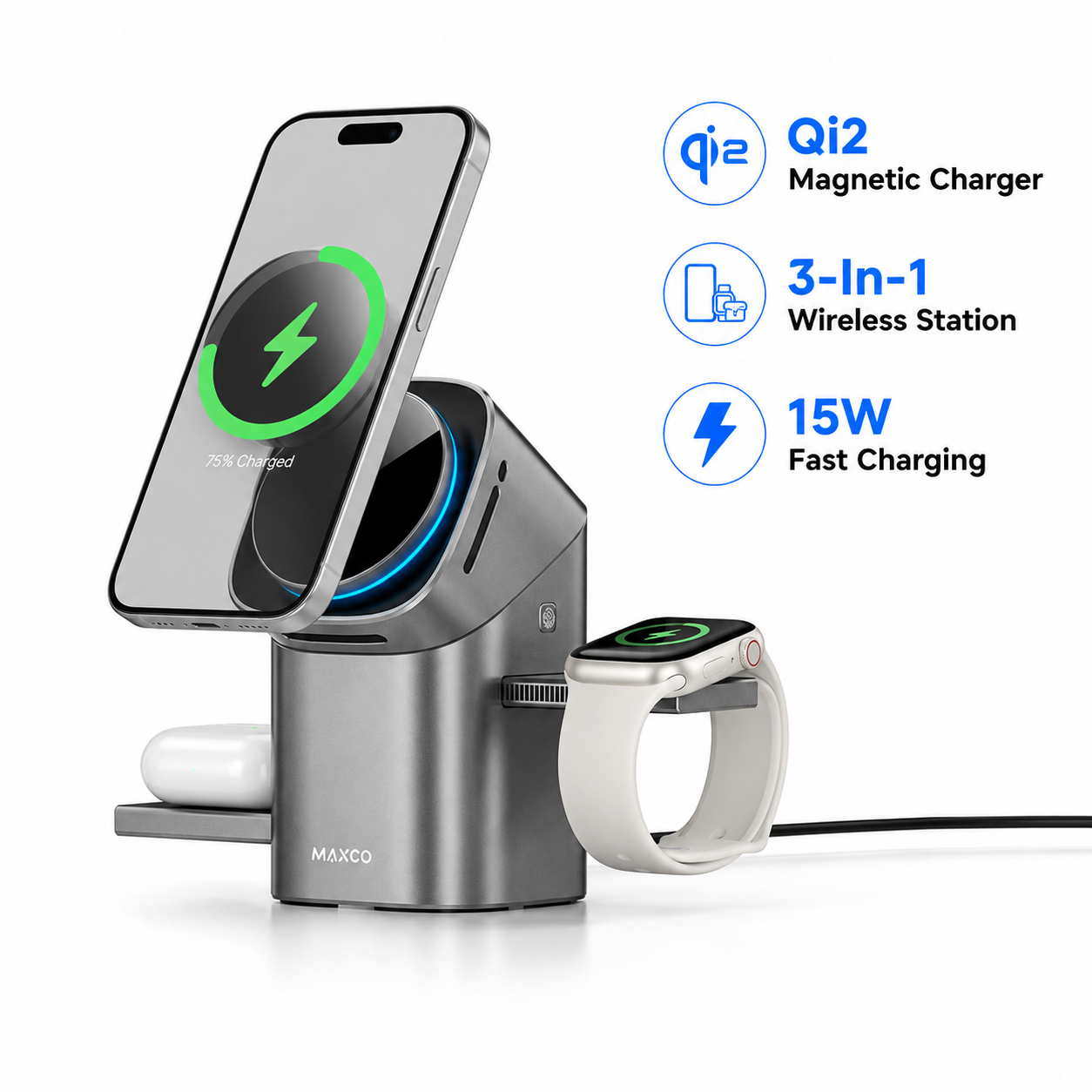 2026 Qi2 Automatic Touch Magne - Smartwatch Touch recensione e prezzo