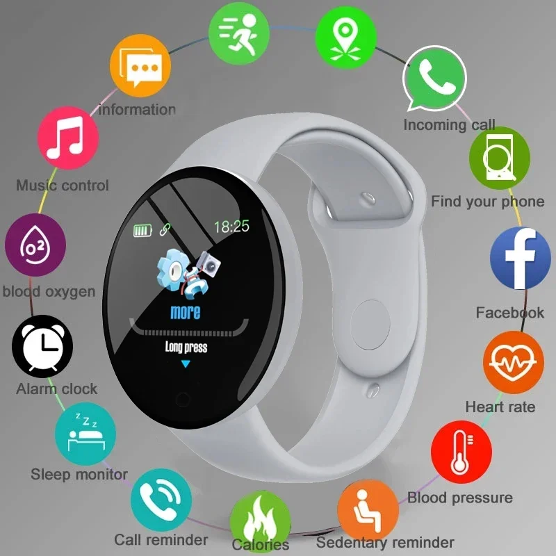Children D18 Smartwatch Square - Android Smartwatch Accessories recensione e prezzo