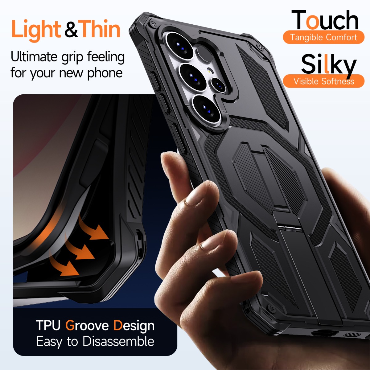 Phone Case for Samsung Galaxy  - Magnetic Charging Stand recensione e prezzo