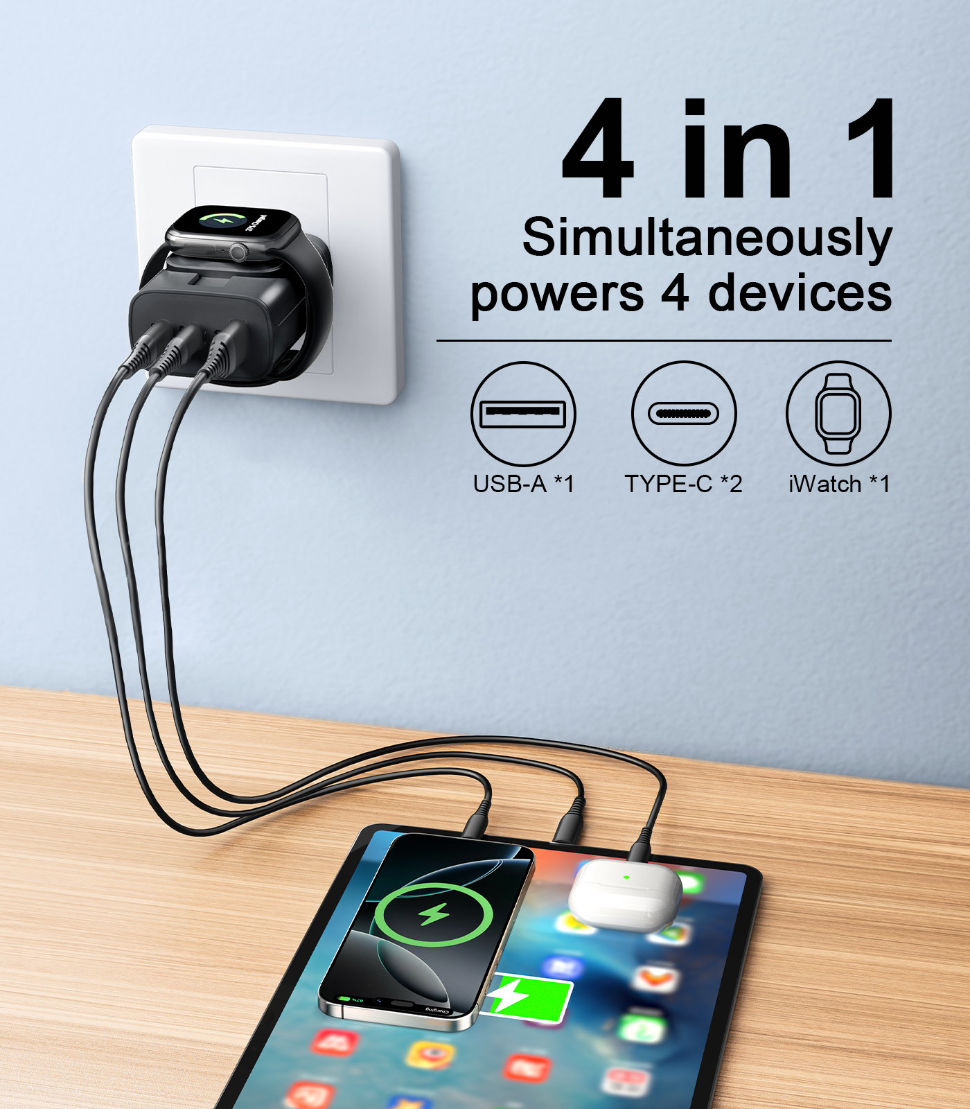 Eary 40W for Apple Charging Bl - Wireless Charger Watch recensione e prezzo