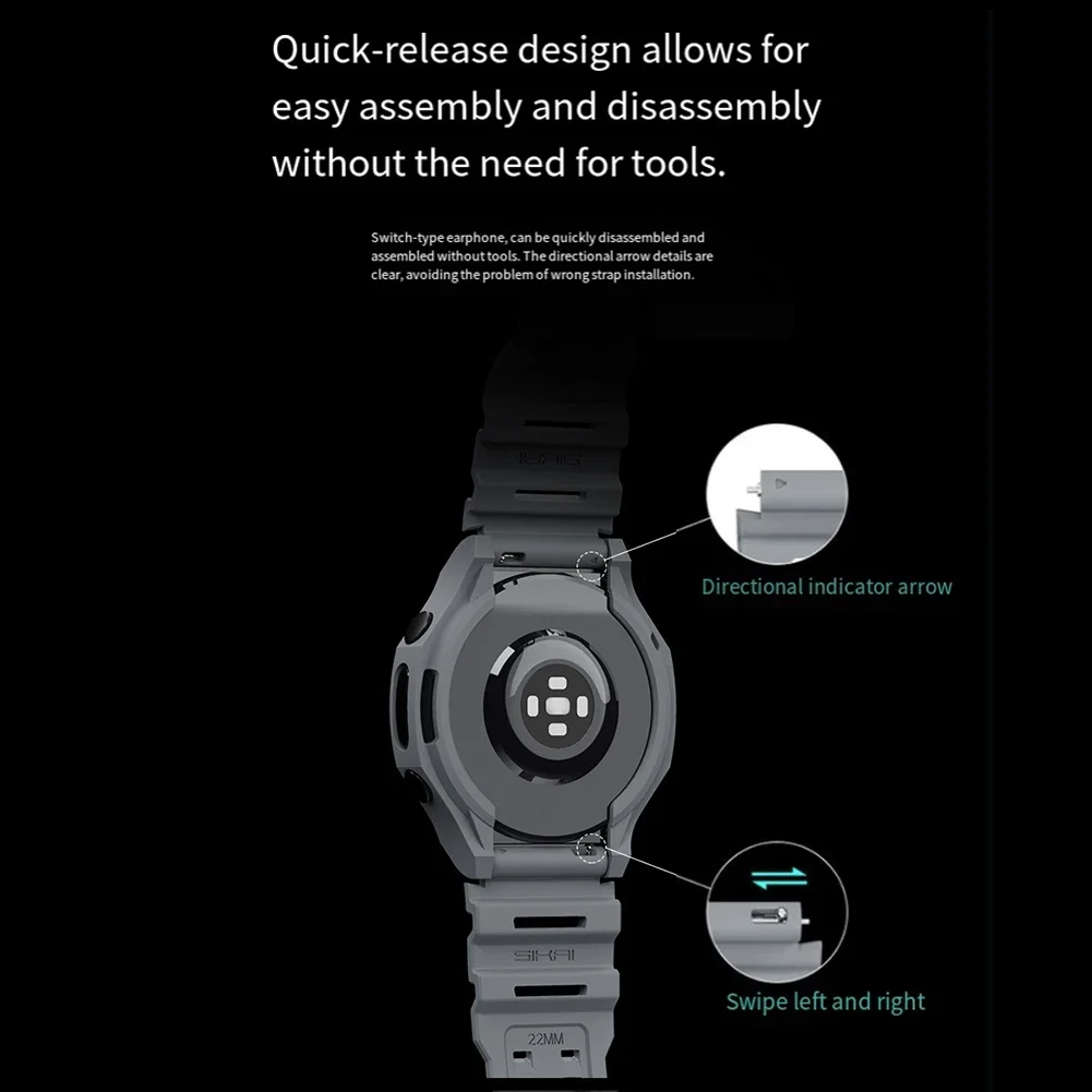 Silicone Straps For Samsung Fo - Android Smartwatch Accessories recensione e prezzo