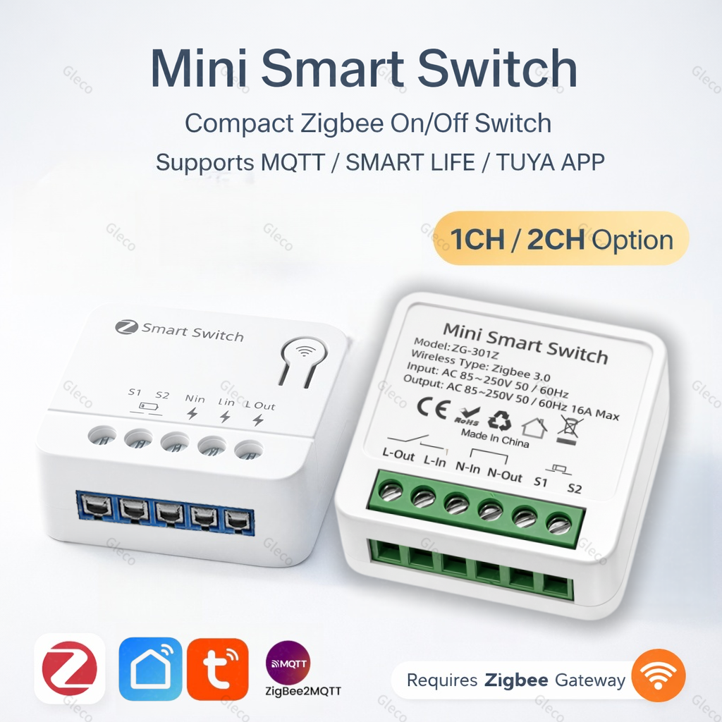 Zigbee TUYA 1/2Gang Mini Smart - Smart Accessories recensione e prezzo