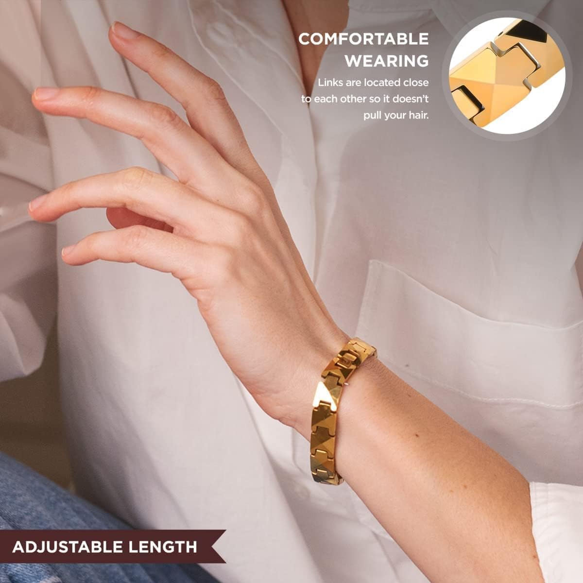 ARADOO Premium Ceramic Bracele - Ceramic Link Bracelet recensione e prezzo