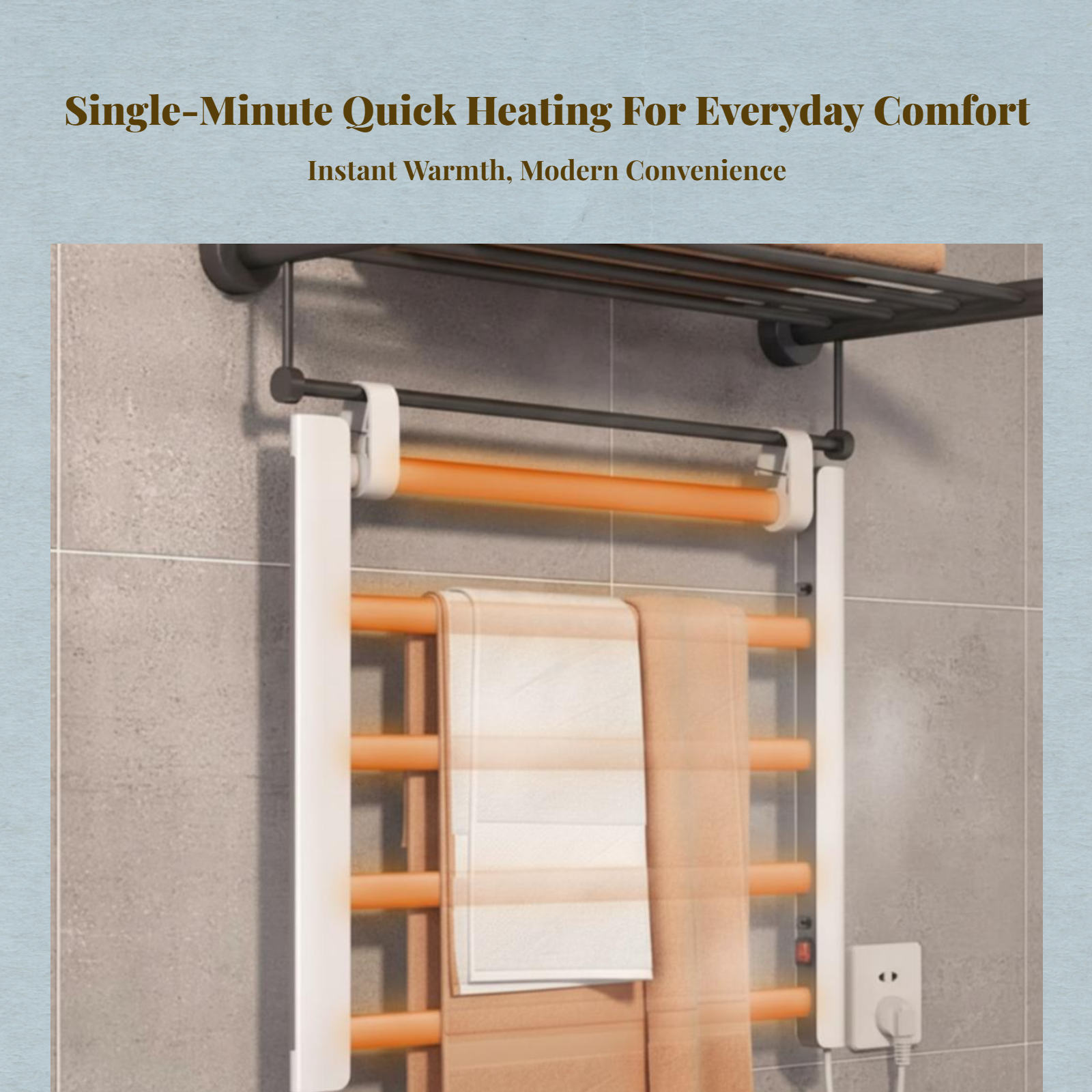 Electric Towel Warmer Aluminum - Smart Accessories recensione e prezzo