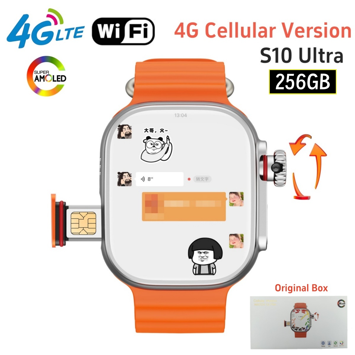 32+256GB 4G Smart Watch Androi - Smartwatch Instagram recensione e prezzo