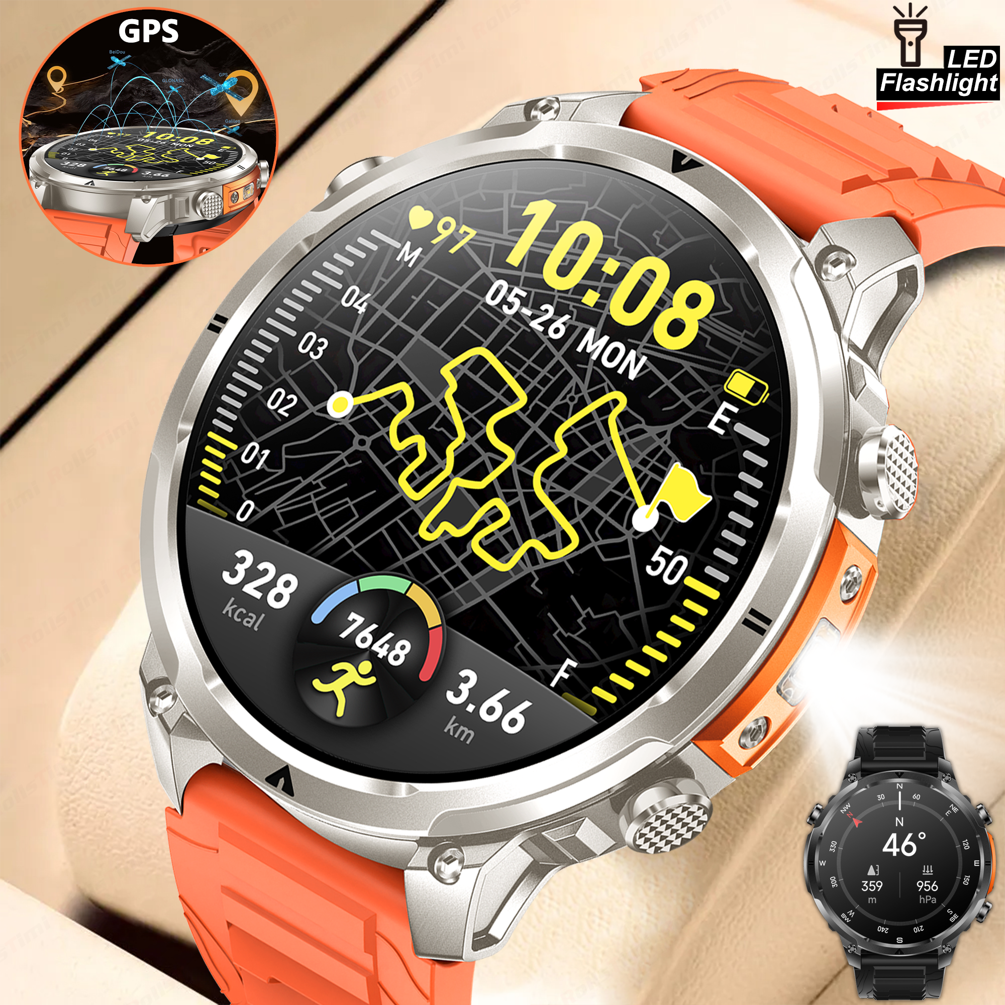 Outdoor GPS Sports Smart Watch - Smartwatch Touch recensione e prezzo