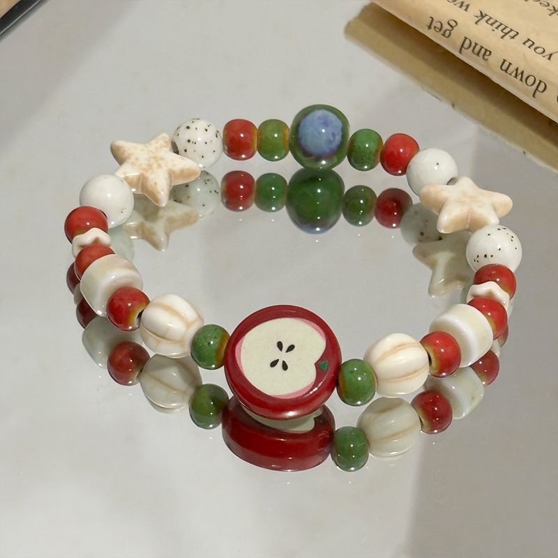 Retro Imitation Apple Ceramic  - Ceramic Link Bracelet recensione e prezzo