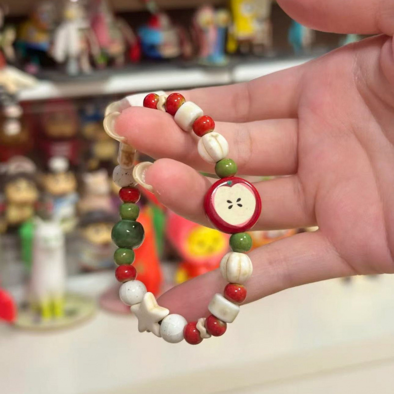Retro Imitation Apple Ceramic  - Ceramic Link Bracelet recensione e prezzo