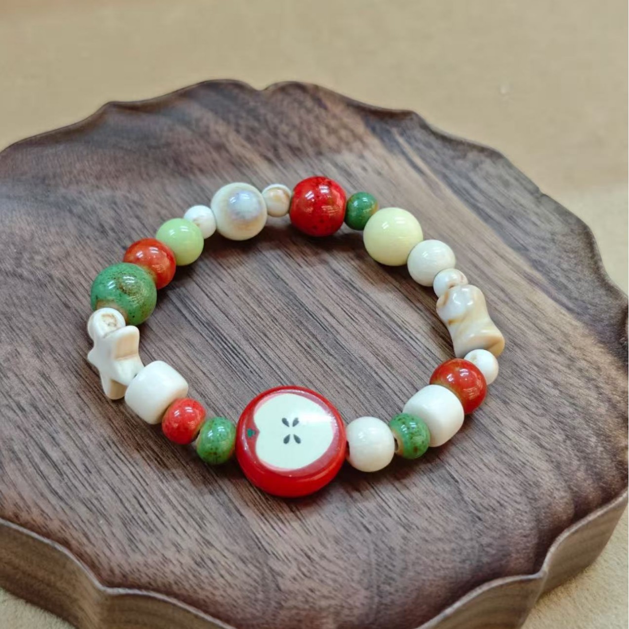 Retro Imitation Apple Ceramic  - Ceramic Link Bracelet recensione e prezzo