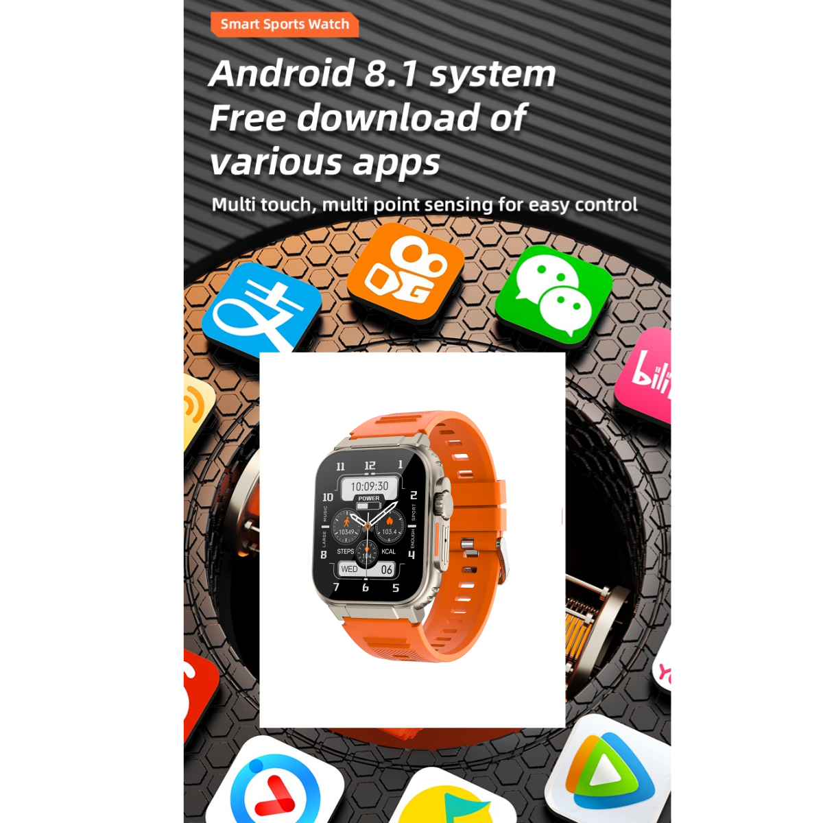4G Android Smart Watch S10 2.2 - Smartwatch X18 recensione e prezzo