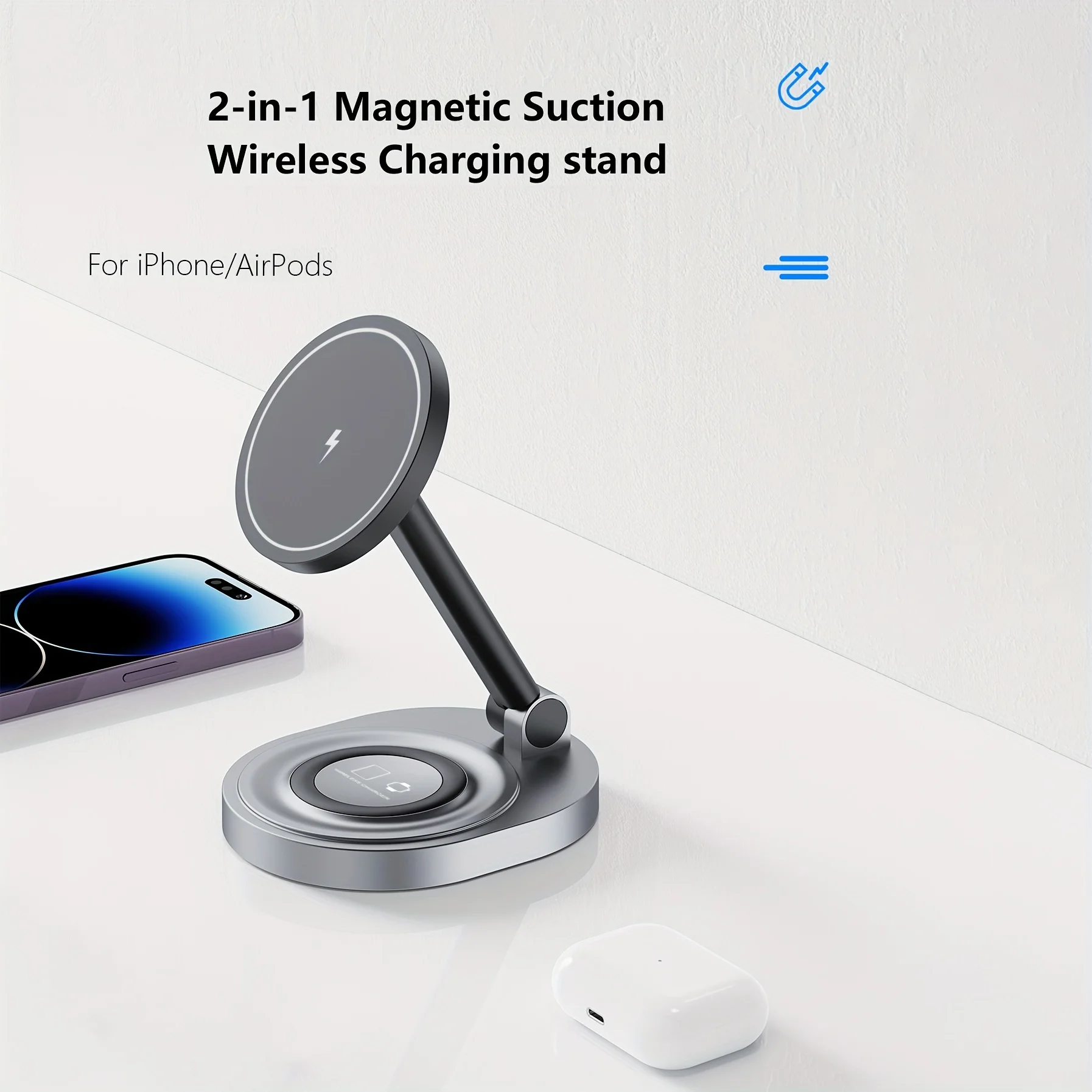 2 In 1 Magnetic Wireless Charg - Wireless Charger Watch recensione e prezzo
