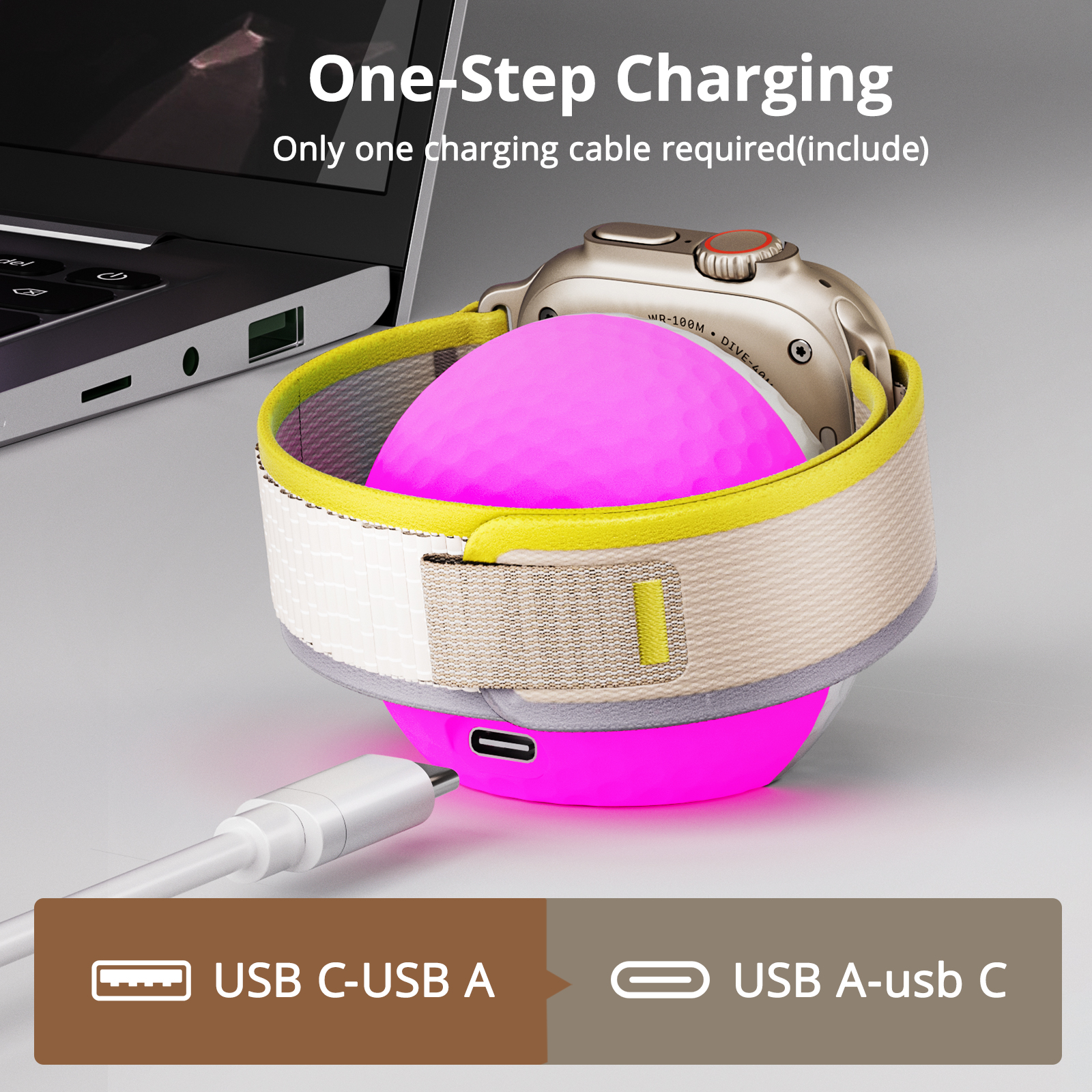 Portable RGB Lighting Wireless - Wireless Charger Watch recensione e prezzo