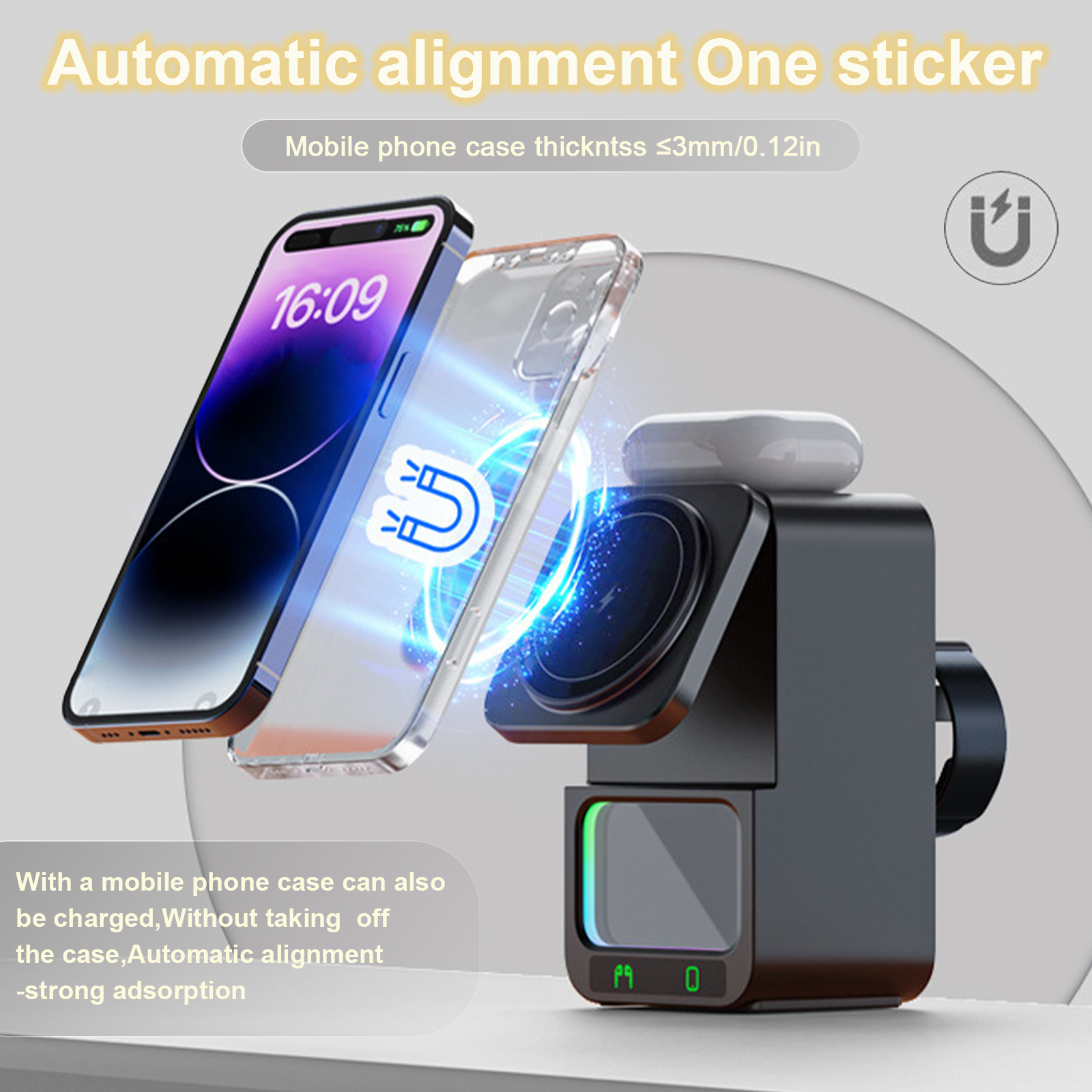 5 in 1 Bluetooth-Compatible Sp - Wireless Charger Watch recensione e prezzo