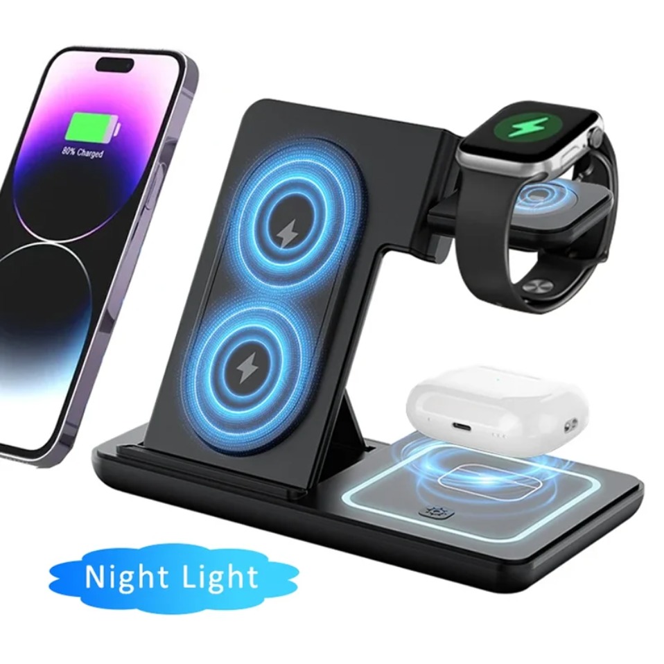 Night LED Light 3 In 1 Wireles - Wireless Charger Watch recensione e prezzo