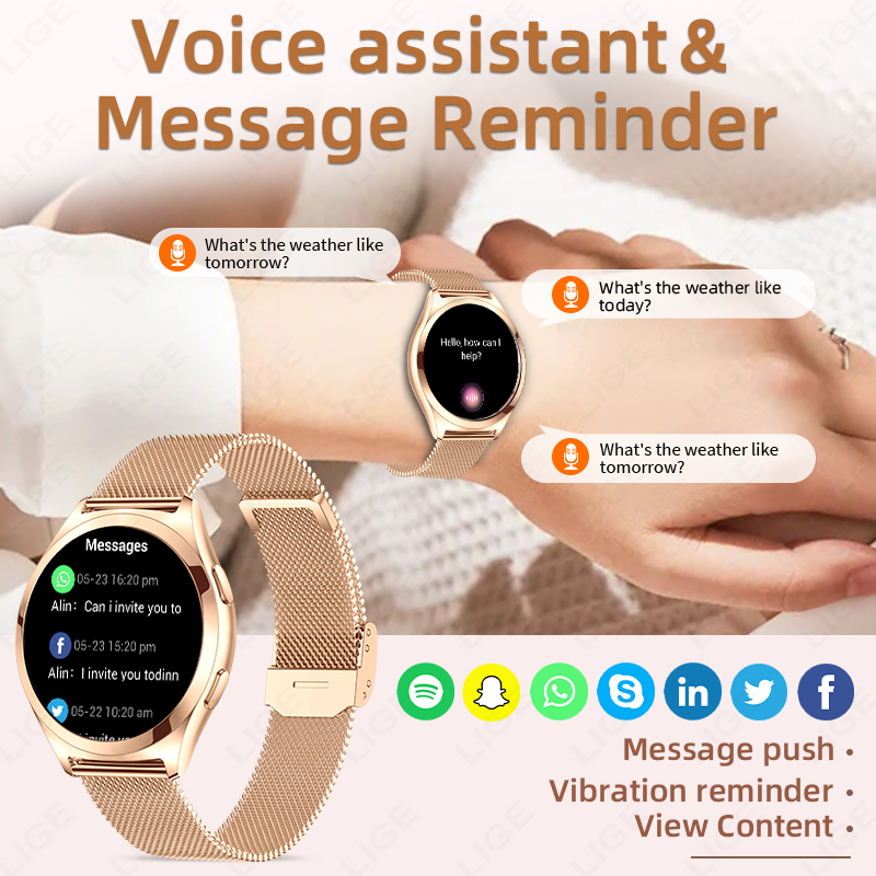 LIGE Luxury Smart Watch For Wo - Smartwatch Custom recensione e prezzo