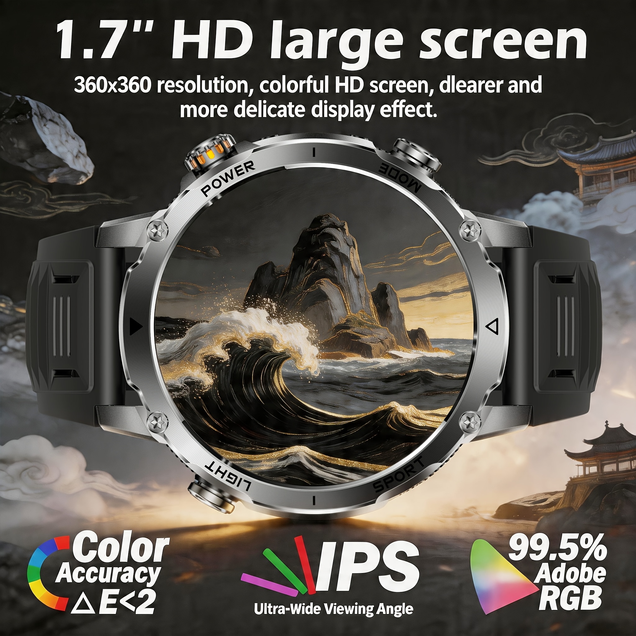 2026 Military 1400 Mah battery - Android Smartwatch Accessories recensione e prezzo